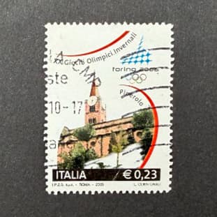 Francobollo XX Giochi Olimpici Invernali
