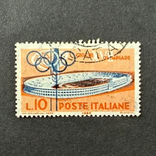 Francobollo XVII Olimpiade, Roma 1960